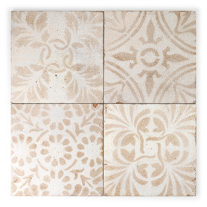 Piastrella decorativa Rhodas Deco Tile 12x12 pollici con motivo a foglia per pareti e pavimenti - Product Image 3