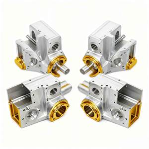 Usine OEM personnalisé peint sablage galvanoplastie pièces métalliques usinage CNC service en aluminium bloc de collecteur hydraulique - Product Image 1