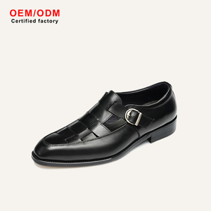 Zapatos Oxford de Vestir Casuales para Hombre, Diseño Romano con Punta en Pico, de Cuero Vacuno, Cómodos, Transpirables, para Primavera/Verano, Bodas y Fiestas, Personalizados OEM - Product Image 1