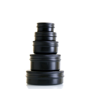 Tùy Chỉnh 10Ml 15Ml 20Ml 30Ml 50Ml 100M <span class=keywords><strong>M</strong></span>àu Đen Rỗng Lưu Trữ Nồi Kim Loại Nhô<span class=keywords><strong>m</strong></span> Tin Jar Cho <span class=keywords><strong>M</strong></span>ỹ Phẩ<span class=keywords><strong>m</strong></span> Kem Biểu Tượng Tùy Chỉnh - Product Image 1