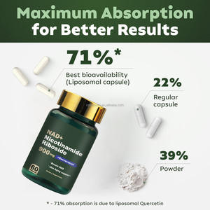 Label pribadi Liposomal <span class=keywords><strong>NAD</strong></span> + kapsul penguat dengan nikotinamida Riboside Resveratrol Quercetin dukungan energi <span class=keywords><strong>NAD</strong></span> + kapsul - Product Image 4