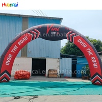 Logo personnalisé Publicité gonflable Début et ligne d'arrivée Arche gonflable LED extérieure Sport Arche Porte pour événements