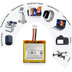 แบตเตอรี่ลิเธียมโพลิเมอร์ 584555 <span class=keywords><strong>3</strong></span>.7v แบตเตอรี่ลิเธียมโพลิเมอร์แบบชาร์จได้ 2000mah สำหรับรถบังคับวิทยุ - Product Image 4