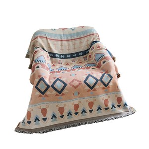 American Style <b>Sofa</b> Cover Geometric Print Cotton Polyester Washable Full Cover <b>Slipcover</b> for Living Room Decor - Product Image 5
