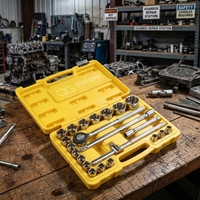 Ensemble d'outils à main de 22 pièces avec jeu de tournevis et clé combinée