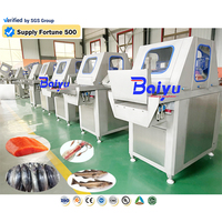 Machine commerciale d'injection de saumure pour thon, pour l'injection de solutions d'assaisonnement et de marinade de viande de poisson, avec convoyeur automatique