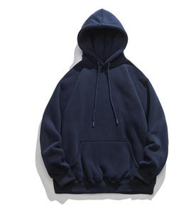 Sudadera con Capucha Gruesa de Felpa de 500g, Fabricante de Sudaderas con Logotipo Personalizado, Sudadera Deportiva de Color Sólido con Capucha - Product Image 4