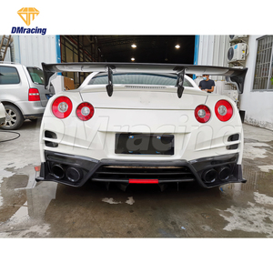 Pare-chocs arrière demi-fibre de carbone de style Top <span class=keywords><strong>Secret</strong></span> pour kits de carrosserie Nissan R35 GTR - Product Image 4