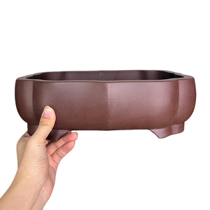 Pot à Bonsaï Créatif en Argile Violette de Yixing Écologique, Forme Originale, Design <span class=keywords><strong>Moderne</strong></span>, <span class=keywords><strong>Décoration</strong></span> Maison et <span class=keywords><strong>Jardin</strong></span>, Jardinières - Product Image 3