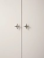 Offre Spéciale : Poignées et Boutons de Meuble en Laiton Massif Original, Poignées de Placard Modernes Chromées, Poignée d'Armoire en Forme d'Étoile