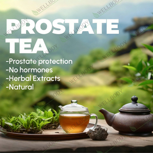WELLBODY teh prostat chinaphers, untuk herbal organik alami teh prostat mendorong prostat sehat dengan kemasan kotak tas - Product Image 5