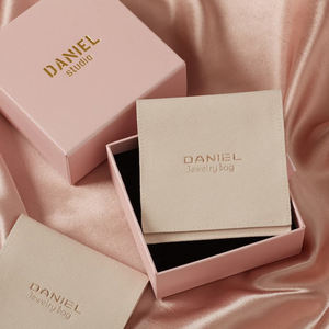 Cajas de Joyería de Cartón Beige de Alta Calidad con Logotipo Personalizado para Collares y Pendientes, Solución de Empaque Premium - Product Image 2