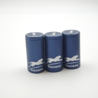 Capsules en aluminium de qualité alimentaire, étanches, pour whisky et champagne, taille, couleur et logo personnalisables, bouchons de bouteille