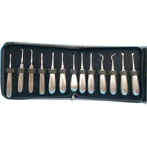 Prothèse dentaire 13 pièces en acier inoxydable <span class=keywords><strong>Extraction</strong></span> dentaire Implant dentaire de sagesse Relaxation du vieillissement dentaire pour laboratoires dentaires - Product Image 4