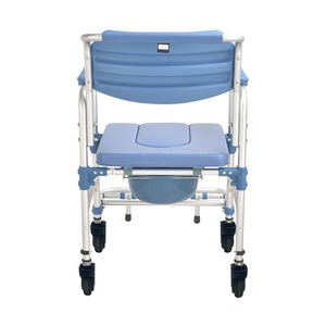 Multi Function <b>Toilet</b> Chair With Wheels <b>For</b> Seniors And Pregnant Women Indoor Home Care Chair 4 Castor Lockable - Product Image 2