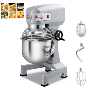 Meilleure vente en acier inoxydable boulangerie Machine électrique planétaire mélangeur de nourriture/20L crème pâte gâteau mélangeur machine