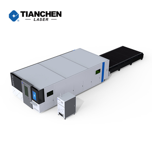 Découpeuse <span class=keywords><strong>laser</strong></span> à fibre CNC de haute qualité pour tôles d'acier et métaux - Product Image 4