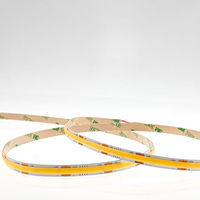 IP20 12V/24V USB LED bandes lumineuses sans chute de tension 10 mètres Flexible COB 408 LEDs/m cuivre corps LED bandes