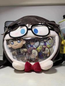 Sac en peluche kawaii de 25 cm, anime <span class=keywords><strong>japonais</strong></span>, Itabag, détective <span class=keywords><strong>Conan</strong></span>, cosplay, sacs à bandoulière, sac en peluche anime, sac bandoulière - Product Image 6
