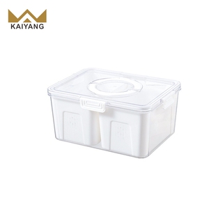 Органайзер для холодильника с крышкой прозрачный пластиковый контейнер для еды для хранения на кухне - Product Image 3