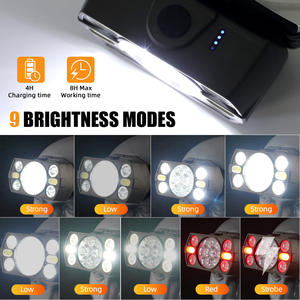 Vente en gros de <span class=keywords><strong>lampe</strong></span> <span class=keywords><strong>frontale</strong></span> puissante super lumineuse <span class=keywords><strong>pour</strong></span> pêche de <span class=keywords><strong>nuit</strong></span> randonnée 1000 lumens rechargeable - Product Image 6