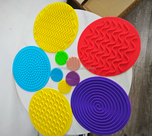 Nuevo juego <span class=keywords><strong>a</strong></span> juego Discos sensoriales Círculos Esteras sensoriales Estimulación táctil para calmar el juego sensorial - Product Image 3