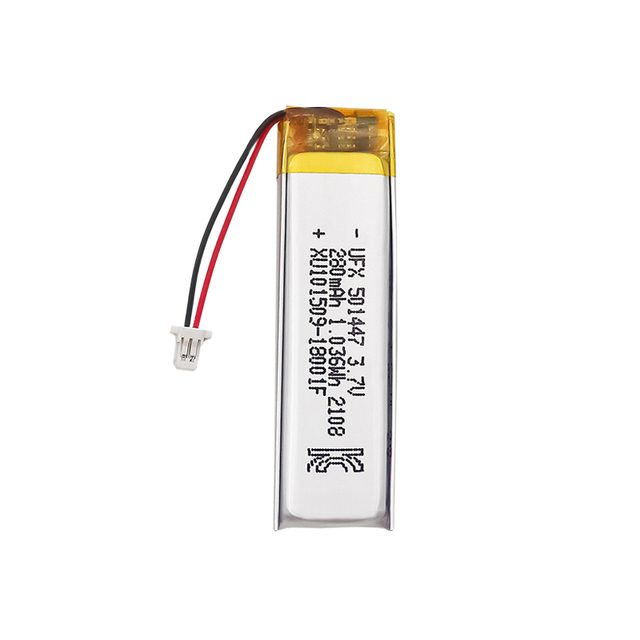 KC UN38,3 Certified Medical Patch Battery UFX501447 3.7V 280mAh