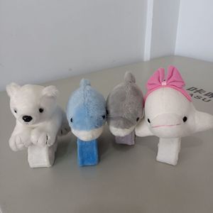 Nuovo morbido imbottito braccialetti promozionali PP cotone delfino animale di mare peluche schiaffo braccialetto regalo festa di compleanno per il bambino - Product Image 2