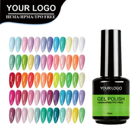 Vernis Gel UV LED Professionnel Végan Longue Durée Sans HEMA ni TPO, 1000 Couleurs, Sécurité Garantie pour Salon de Manucure