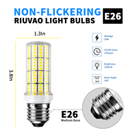 Ampoule de maïs à LED E27/e28 220V-277V IP65 12W 20w Ampoule de maïs à LED 2835SMD Lampadaire de haute qualité