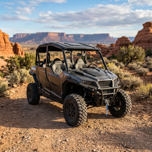 UTV tout-terrain 4 places Can-Am Maverick X3 Turbo R de qualité industrielle avec toit noir et accents orange, garantie 3 ans, OEM/ODM - Product Image 3