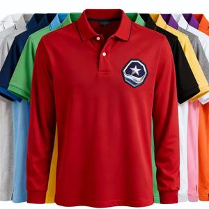 Personalized <strong>Long</strong> <strong>Sleeve</strong> <strong>Polo</strong> <strong>Shirt</strong> Custom Embroidered Logo Men Women <strong>Ladies</strong> Youth Size 100% Cotton Golf <strong>Long</strong> <strong>Sleeve</strong> <strong>Polo</strong> <strong>Shirt</strong> - Product Image 1