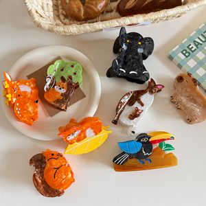 Pinzas para el Cabello de Moda, Diseño Creativo, Animales, Ardillas, Pájaros Carpinteros, Pinzas para el Cabello, Accesorios para el Cabello para Mujeres, Dulces y Lindas para Niñas - Product Image 2