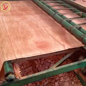 Veneer kayu ek dibuat di Cina potongan putar alami veneer abu kayu ek