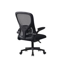 Chaise de bureau ergonomique pivotante en maille blanche confortable pour salle d'attente ou bureau à domicile