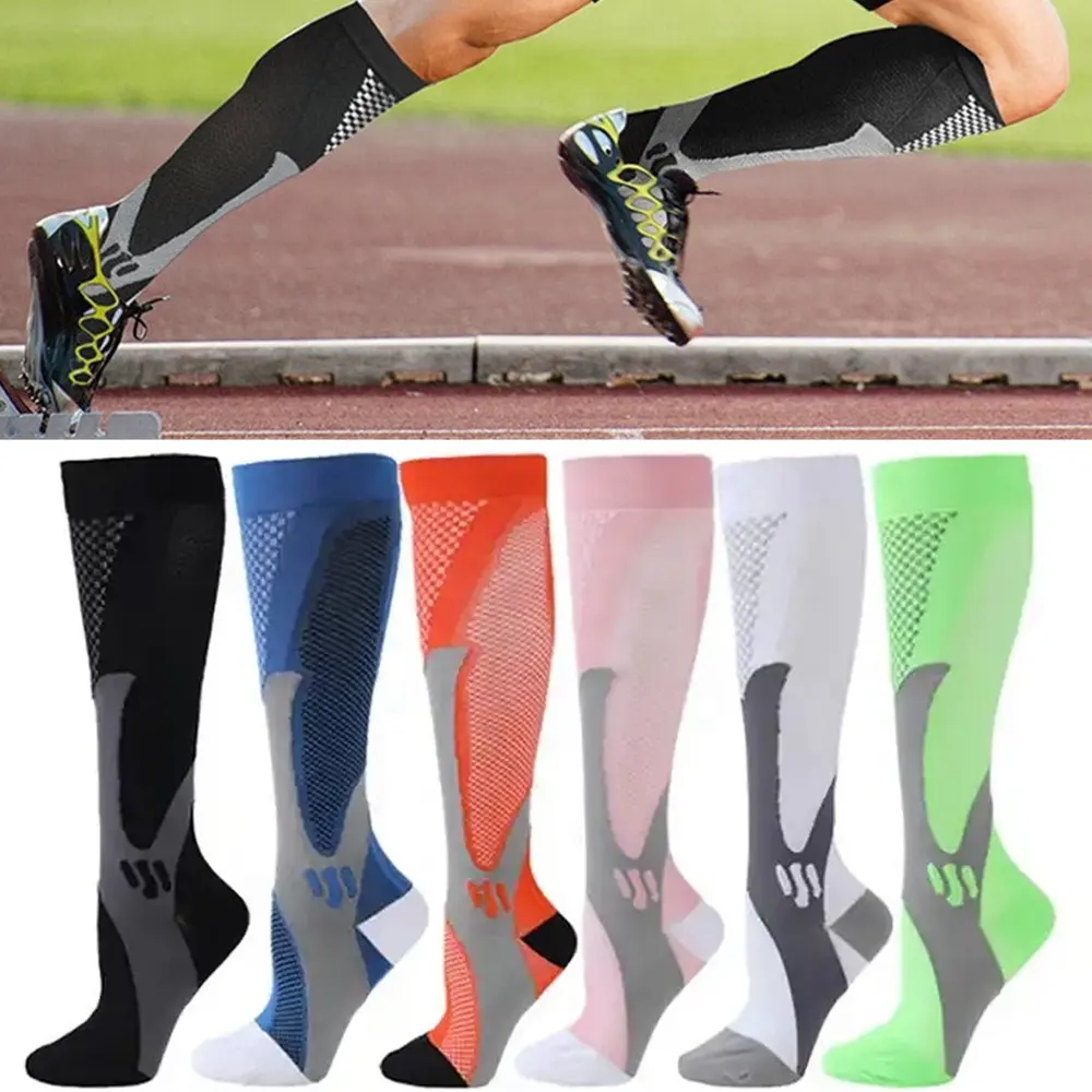 Factory Spot Explosion Modelle Outdoor Fußball Socken schnell trocknende elastische Rad socken Männer und Frauen Sport Kompression socken