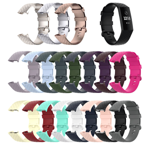 Bracelet de montre en Silicone pour <span class=keywords><strong>Fitbit</strong></span> <span class=keywords><strong>Charge</strong></span> 3 <span class=keywords><strong>4</strong></span>, de haute qualité, <span class=keywords><strong>accessoires</strong></span> pour montre de Sport - Product Image 1