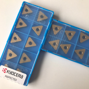 Inserto de Carburo de Tungsteno Kyocera TNGA160412S01525 A66N para Fresado y Torneado CNC, Herramienta para Torno CNC, Personalizable OEM, Hoja de 25 mm, 12 mm - Product Image 2