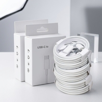 Câble de données écologique CE Factory PD 12W à charge rapide, gaine TPE, 1 mètre, Type-C USB-C pour iPhone 6-14 et iPad