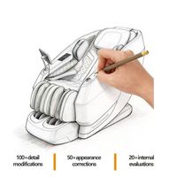 Silla de Masaje de Gravedad Cero 4D de Lujo Zhipin 2025, Riel SL, Masaje Corporal Completo Shiatsu, Infrarrojos Calefactados, Fisioterapia, Función Musical