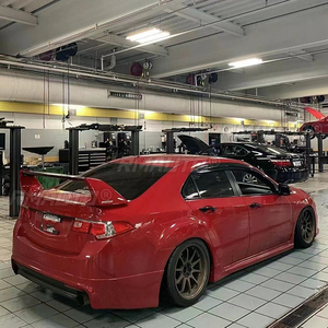 ดีไซน์ใหม่สำหรับสปอยเลอร์ Honda Accord ปี 2008 - 2013 รุ่น FD2 สีดำเงาขาว คุณภาพสูง สปอยเลอร์หลัง - Product Image 5