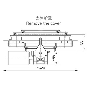 Régulateur de vitesse d'ascenseur Hebei Dongfang XS9C 0,5-1,75 m/s, câble métallique de 6 mm, diamètre de la poulie de 200 mm - Product Image 3