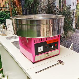 Carretto Personalizzato in Metallo per Caramelle, Carretto Pieghevole Mobile per Zucchero Filato per Attività Commerciali - Product Image 5