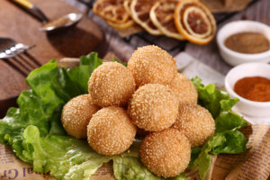 ข้าวปั้นติ่มซำแบบจีนใส่งาพร้อมถั่วแดงขนมขบเคี้ยวข้าวเหนียวกรอบหวาน - Product Image 5