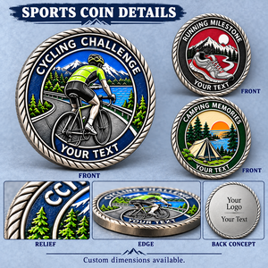 Monedas de Desafío Deportivas Personalizadas con Diseños en Relieve para Eventos al Aire Libre, Regalos para Clubes y Colecciones de Recuerdos OEM ODM - Product Image 3