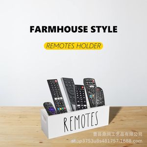 Remote Control Organizer <b>Box</b> Rectangle Black White With Partitions Desktop Storage Living Room <b>Small</b> Item Holder - Product Image 4