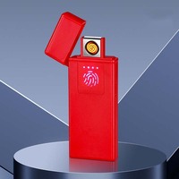 Briquet de charge usb portable de petite taille à écran tactile briquets électroniques petit briquet électrique rechargeable