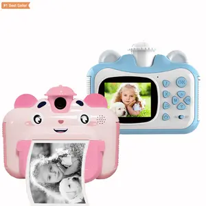 Мини-камеры Hd, игрушки 1080p, цифровая детская камера с принтом, подарки, игрушки, забавные детские камеры для селфи, пленка для мгновенной съемки B1 для детей