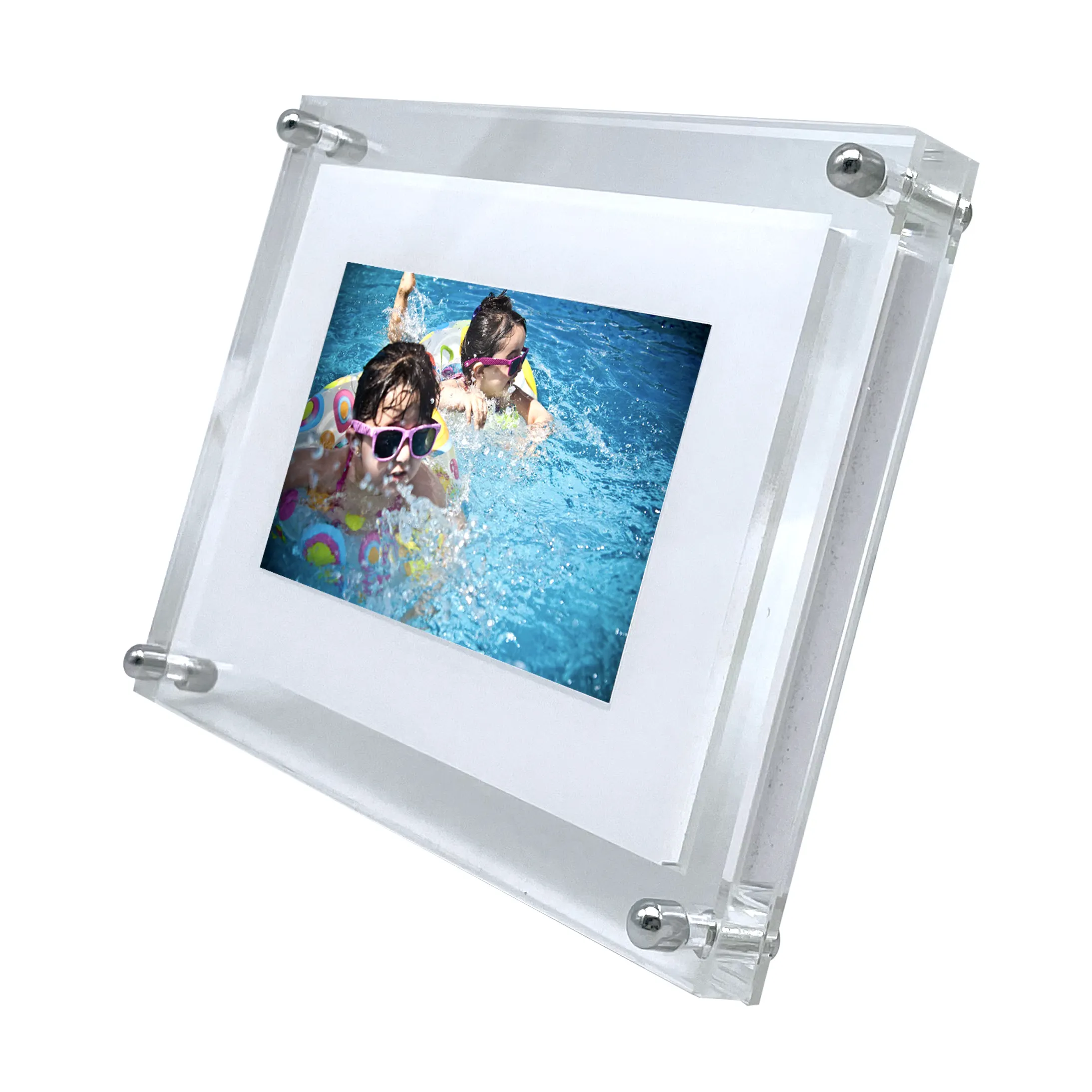 Custom DIY 5 inch LCD IPS Screen Video Display Player Infinite Objects Acrylic Digital Photo Frame