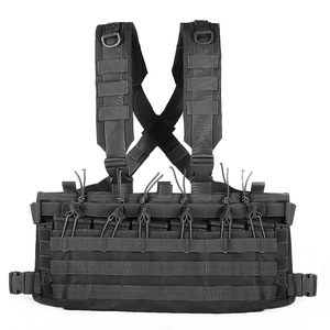 Chaleco Táctico Coyote Brown al por Mayor con Arnés de Pecho <span class=keywords><strong>Recon</strong></span>, Material de Nylon de Alta Resistencia, 6 Bolsillos de Gran Ampliación y Funda - Product Image 6